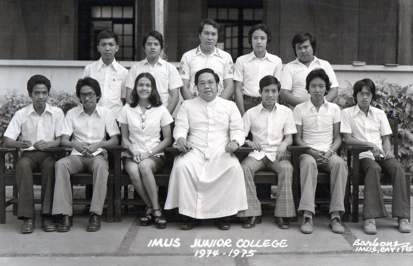 OLPS College Seminarians Studying in Imus Institute with Msgr. Ramirez